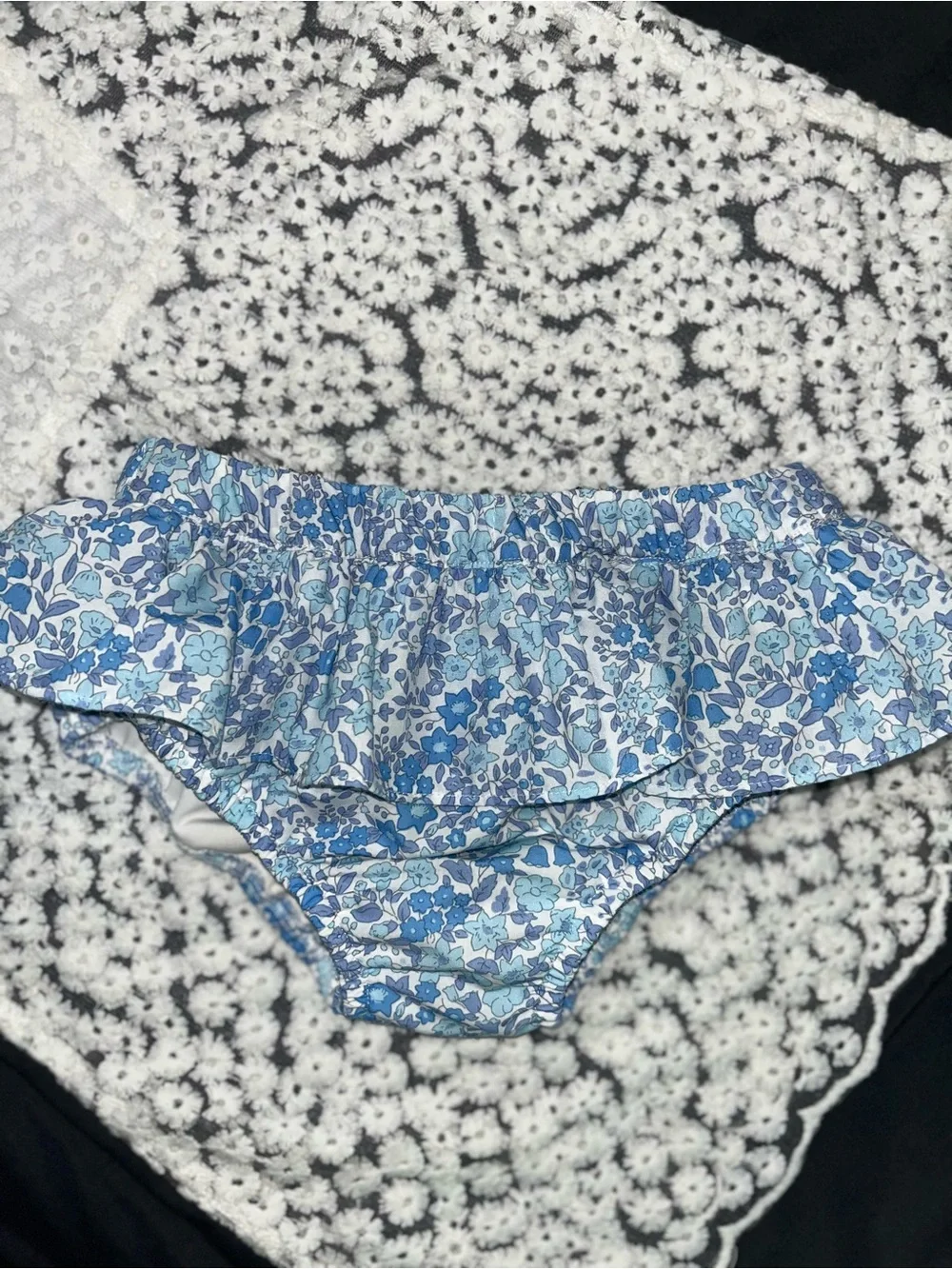 Cecil and Lou Floral Ruffled Swim Bottom - Picture 3 of 13